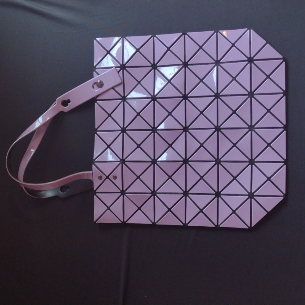 Lucent Matte Tote in Purple..Bao Bao by Issey Miyake....